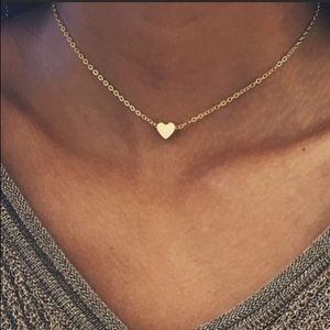 Lovely Golden Heart Necklace